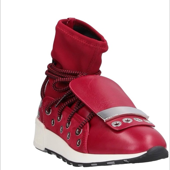 Sergio Rossi High Top Sneakers, Size 37